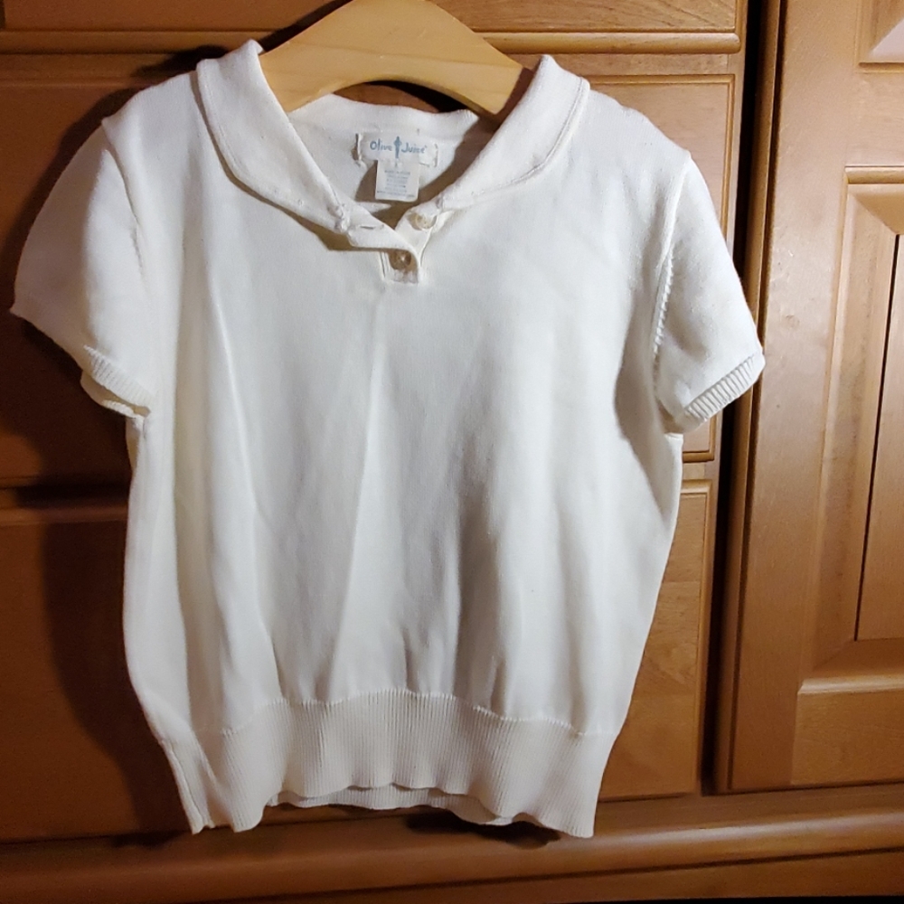 Olive juice knit top Sz L(8)